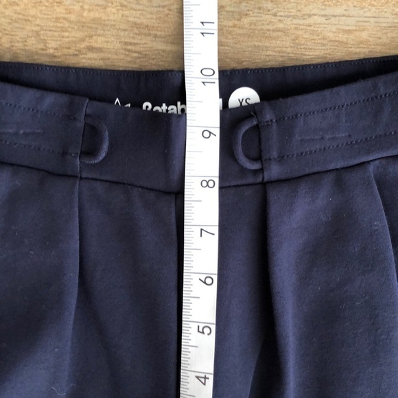 Betabrand Skinny Leg Soho Joggers in Navy Blue, XS - Picture 4 of 14